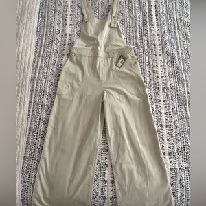 W's Stand Up® Cropped Overalls -Dyno White